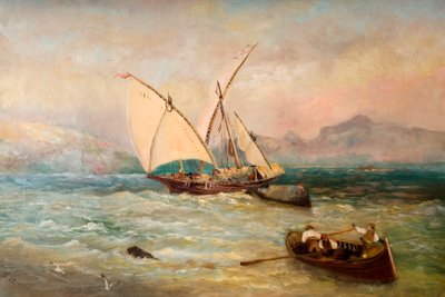 On the Tees by Thomas Creswick